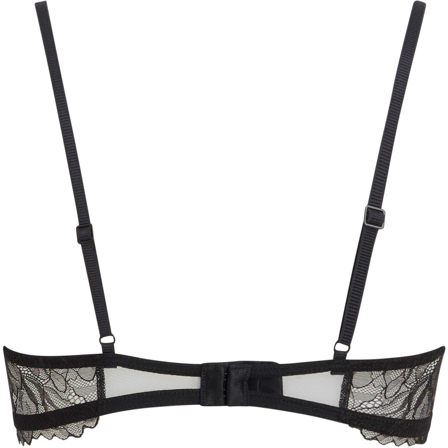 Black - Calvin Klein - Unlined Balconette Bra - 3