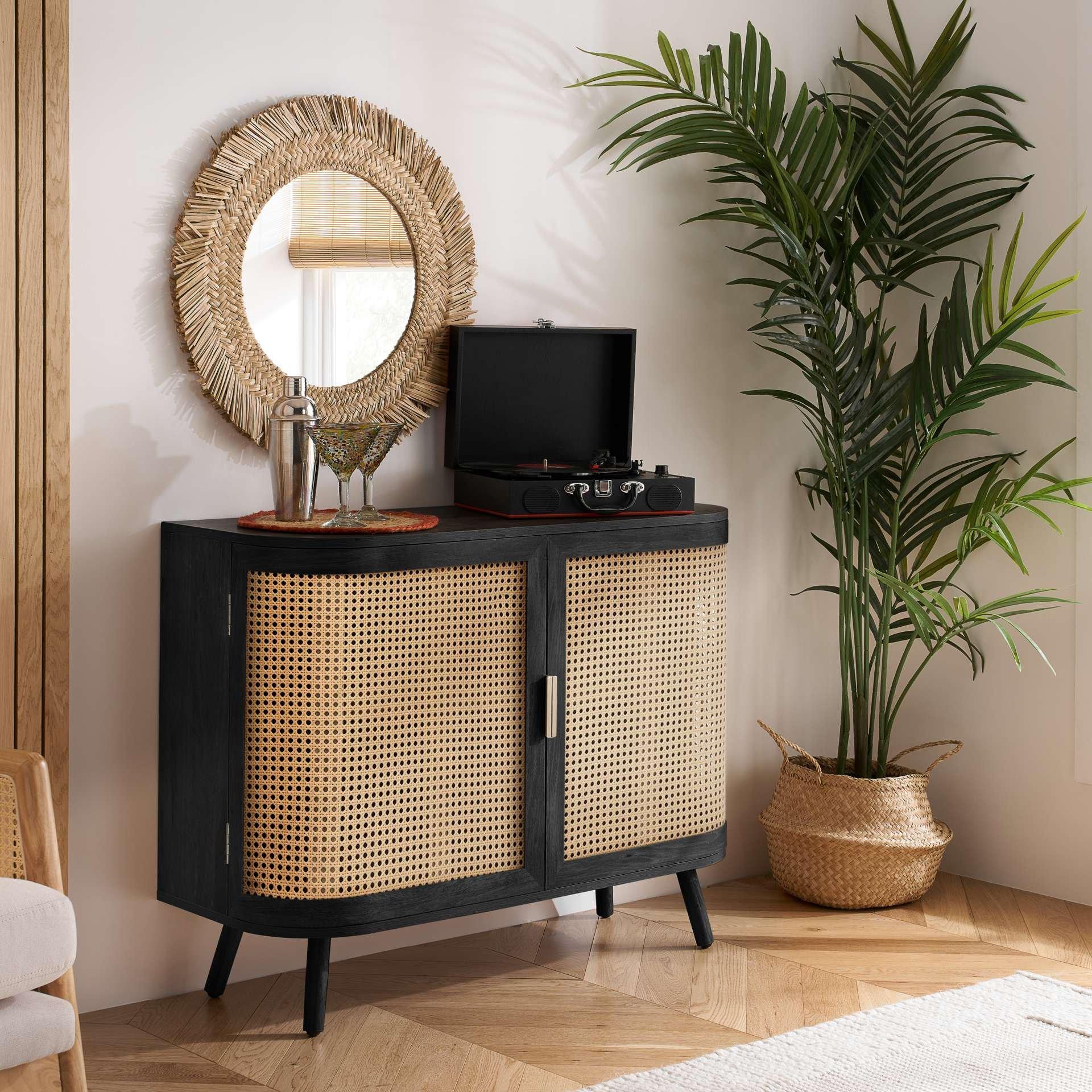 Black - Birlea - Noah 2 Door Sideboard - 1