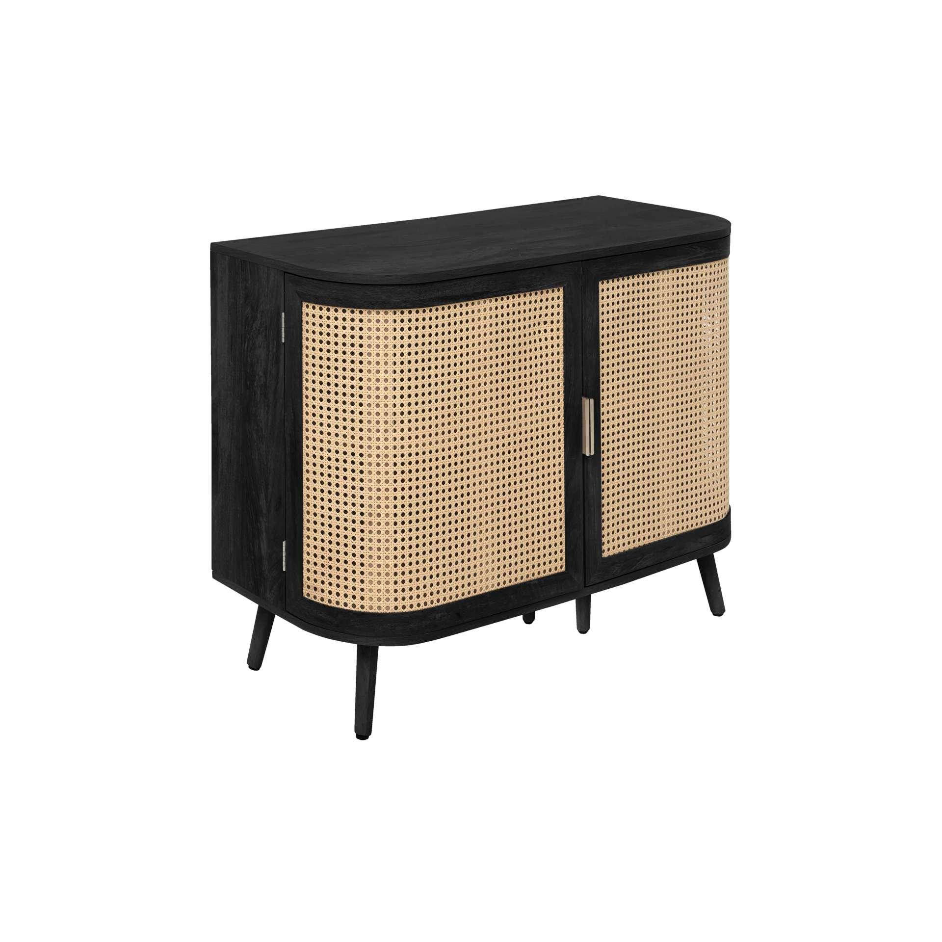 Black - Birlea - Noah 2 Door Sideboard - 11