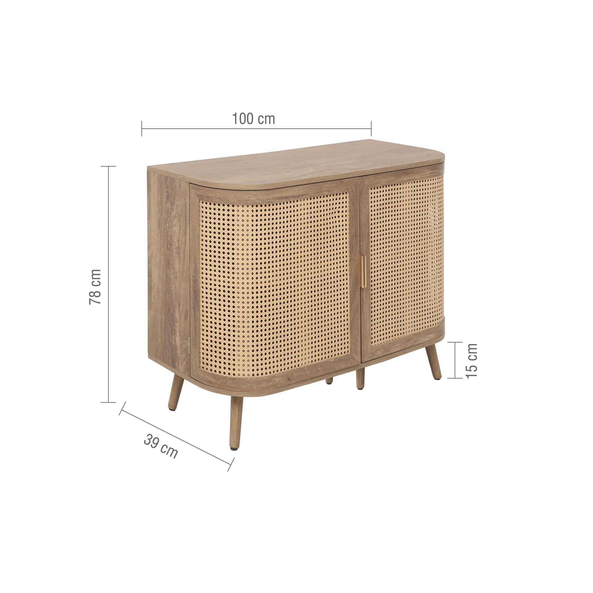 Oak - Birlea - Noah 2 Door Sideboard - 16