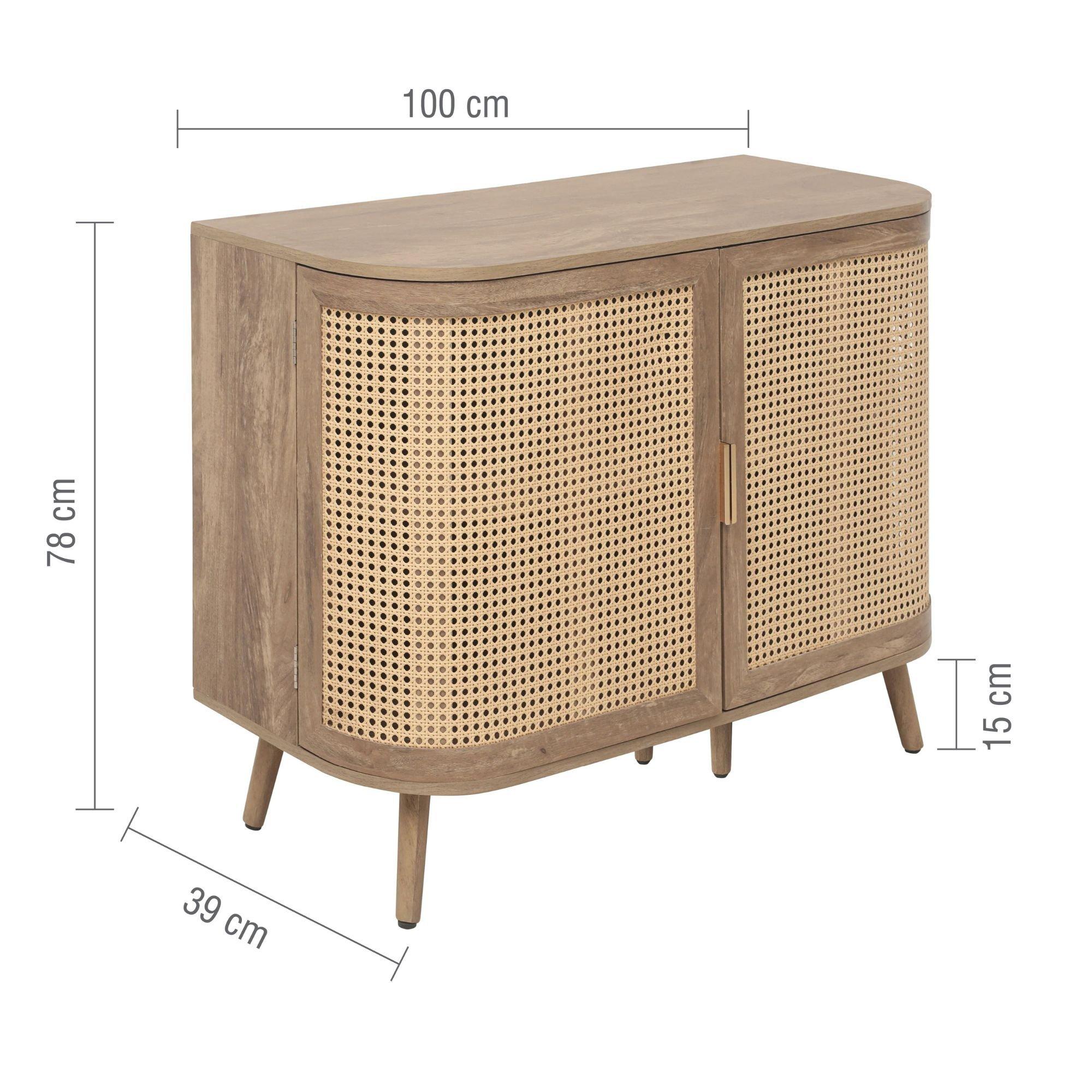 Oak - Birlea - Noah 2 Door Sideboard - 10