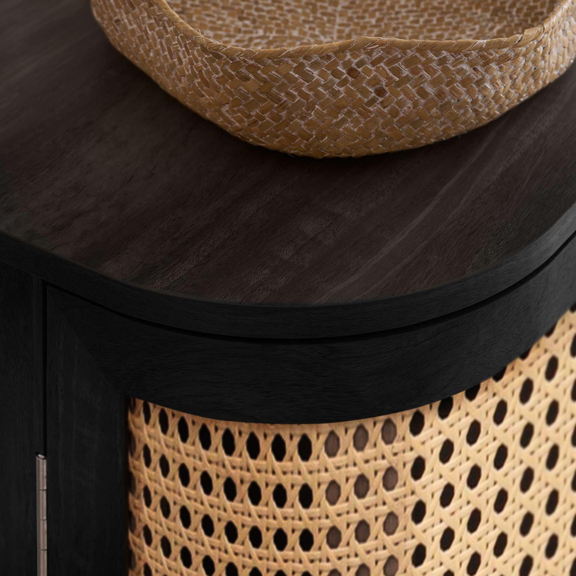 Black - Birlea - Noah 2 Door 3 Drawer Sideboard - 6