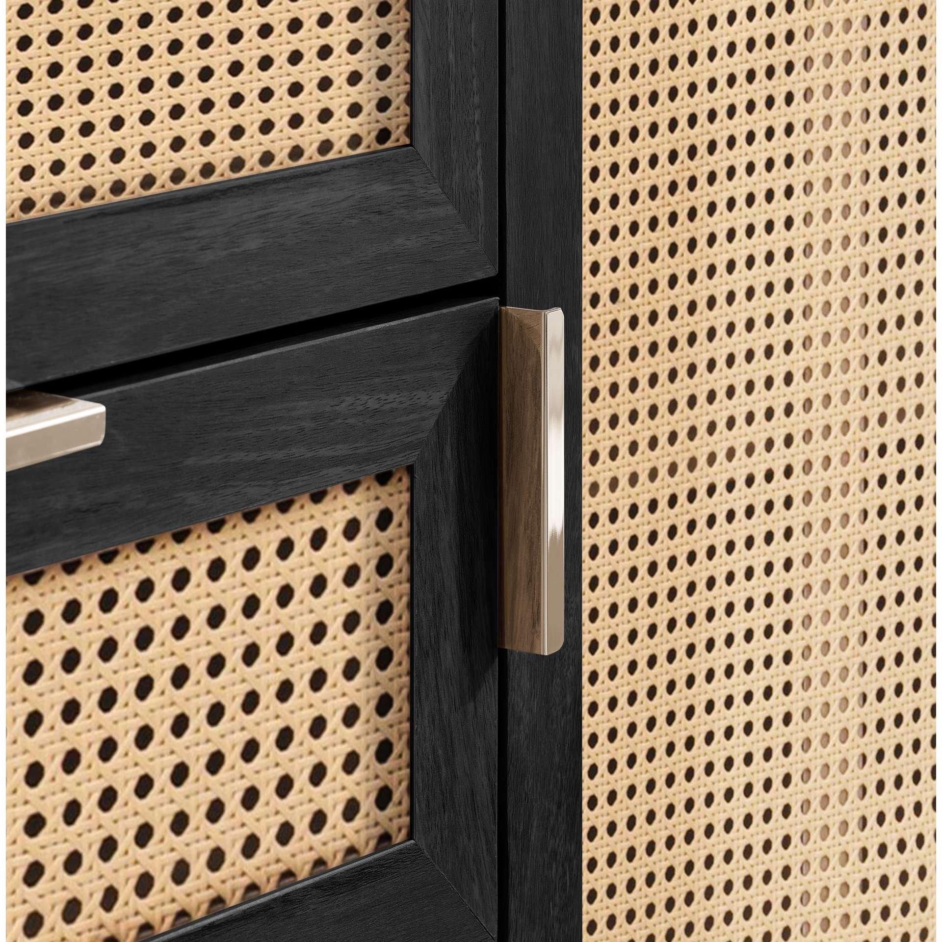 Black - Birlea - Noah 2 Door 3 Drawer Sideboard - 7