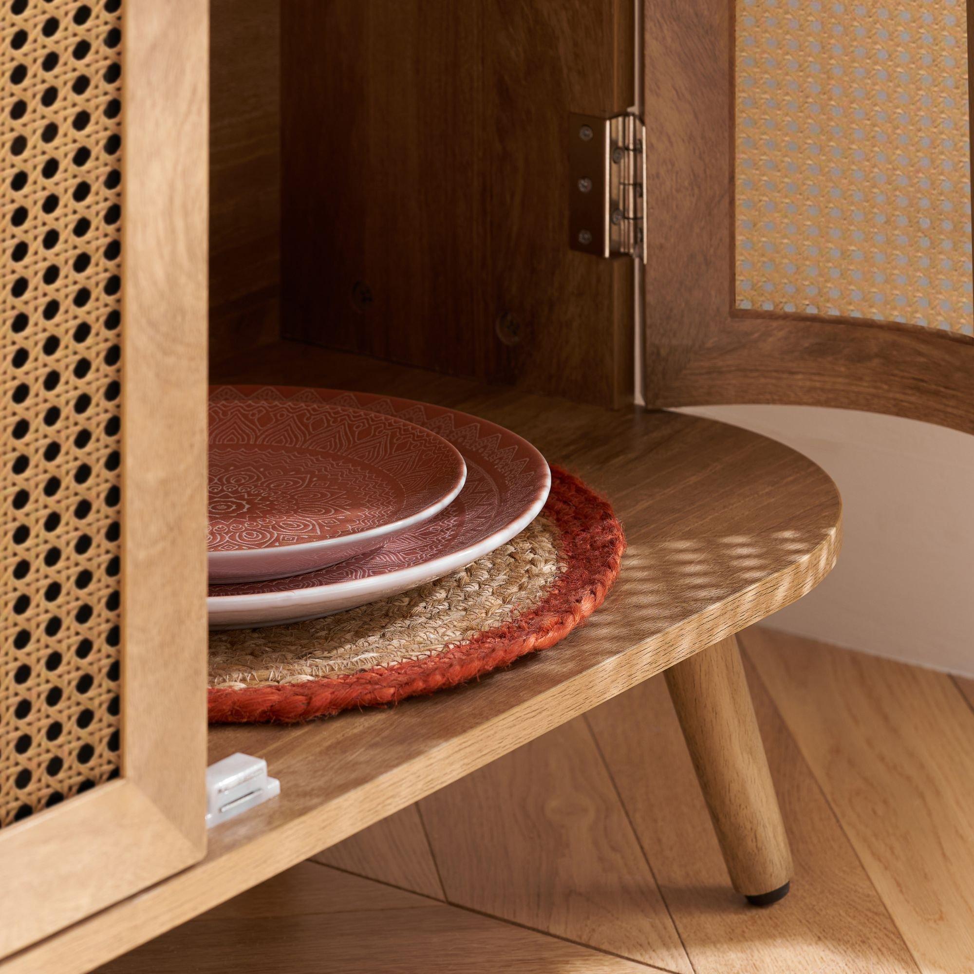 Oak - Birlea - Noah 2 Door 3 Drawer Sideboard - 5