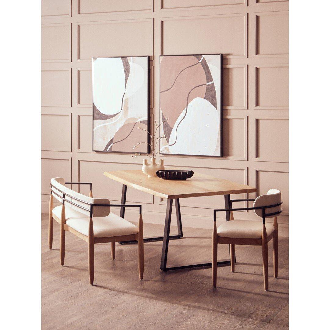 Multi - Fifty Five South - Astratto Set Of 2 Multi Colour Textured Wall Art - 2