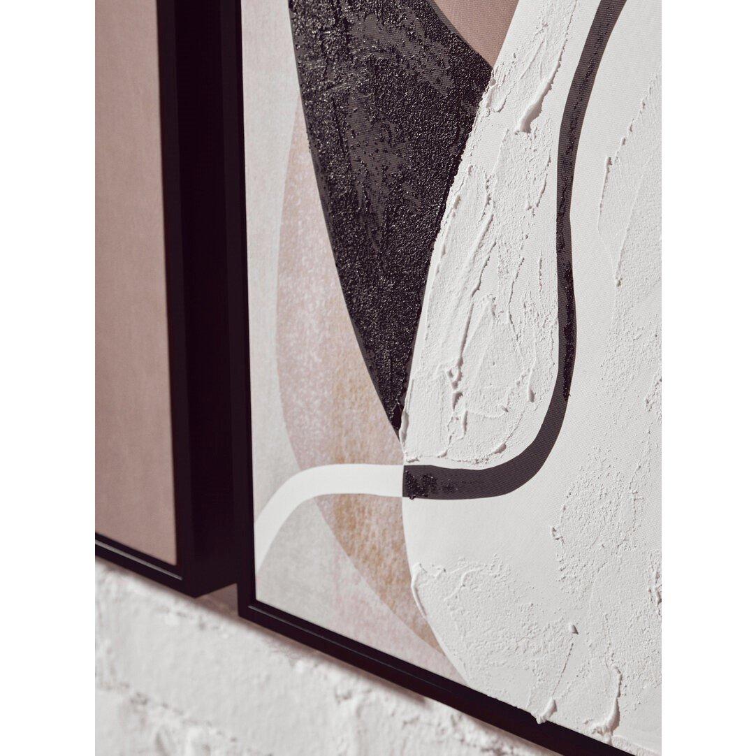 Multi - Fifty Five South - Astratto Set Of 2 Multi Colour Textured Wall Art - 5