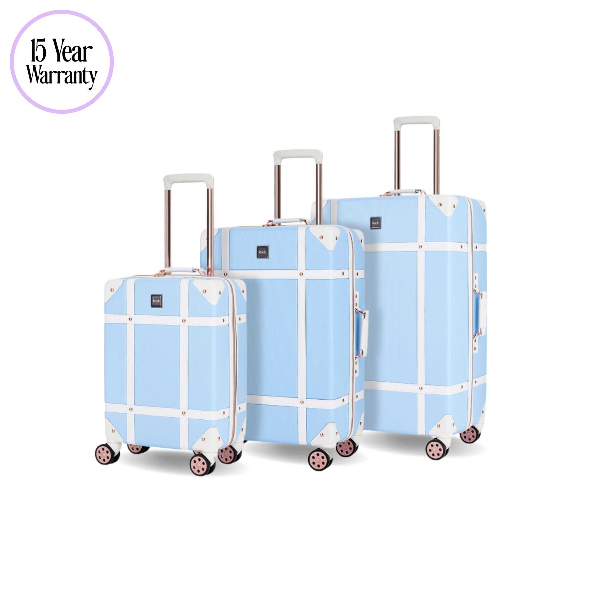 Blue - Rock - Rock Vintage Suitcase Blue - 1