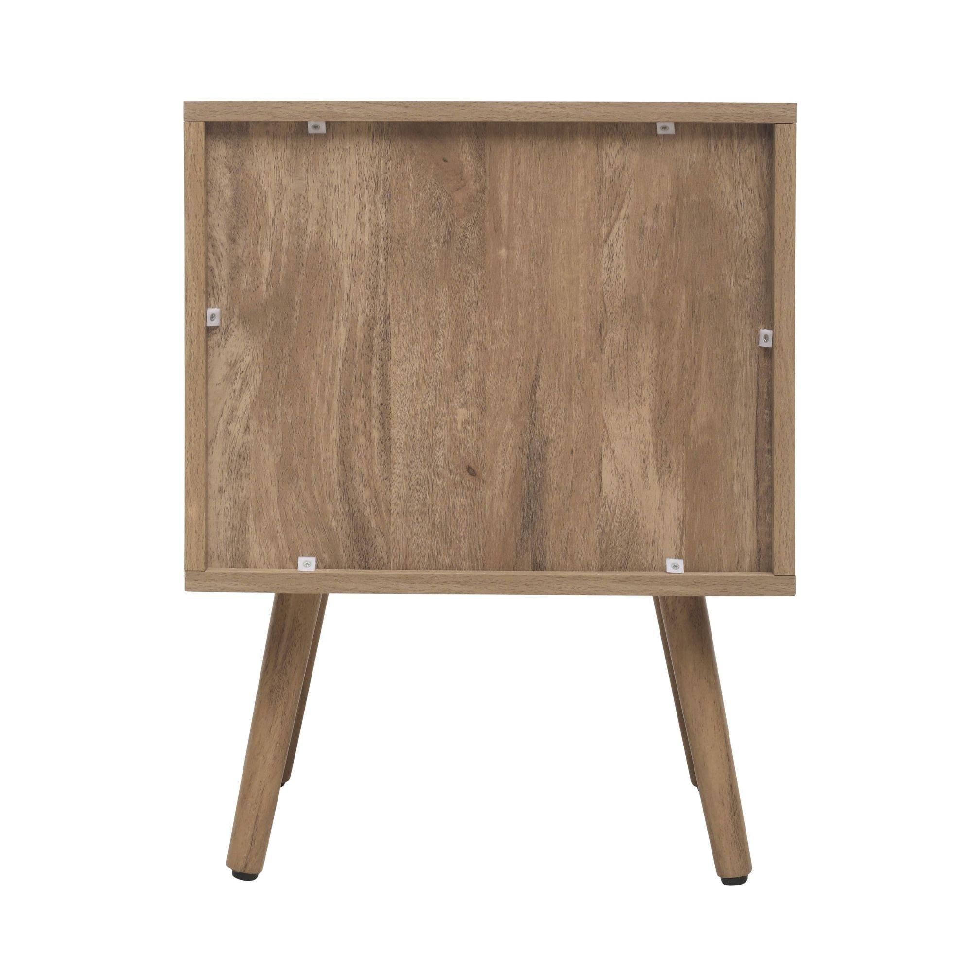 Oak - Birlea - Noah 2 Drawer Bedside - 6