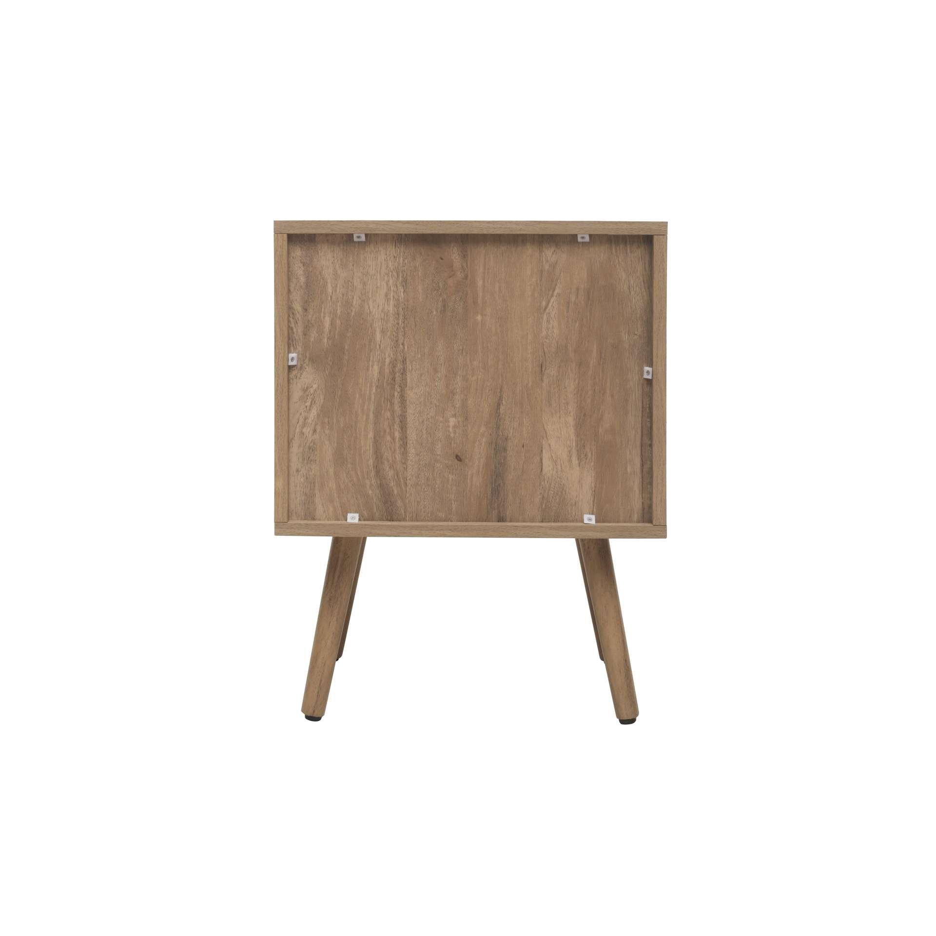 Oak - Birlea - Noah 2 Drawer Bedside - 9