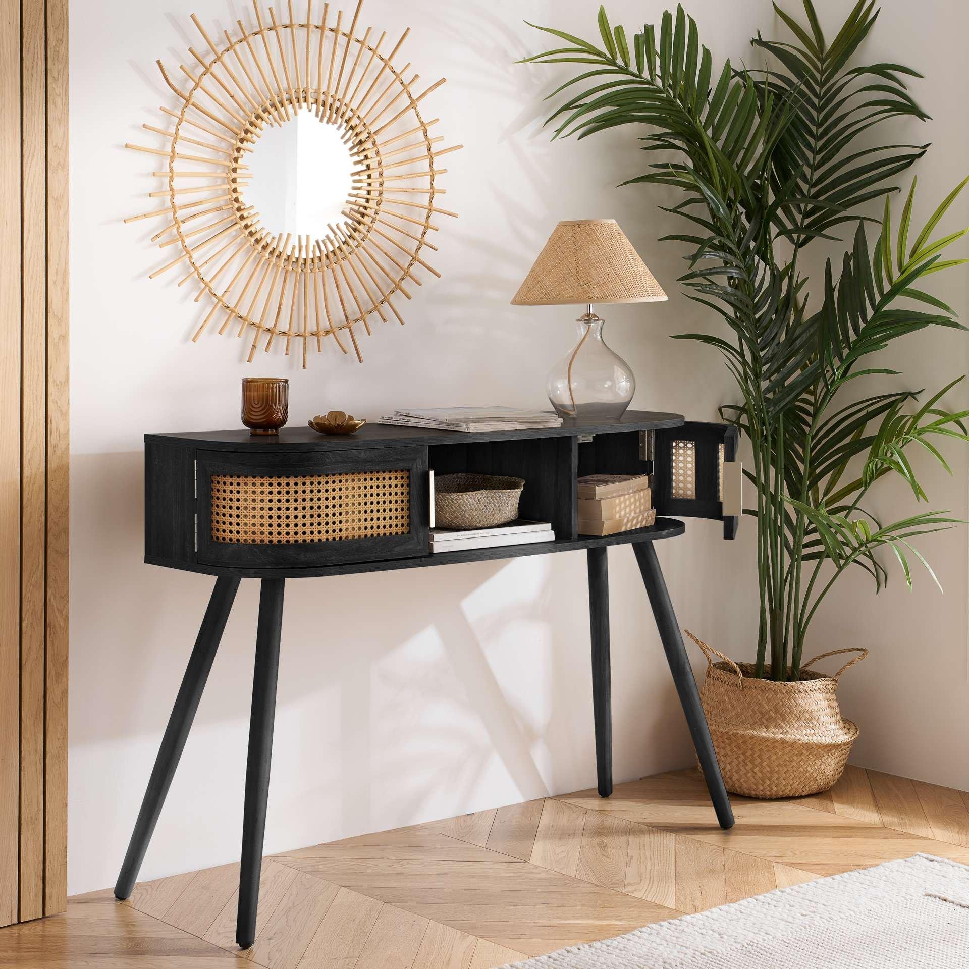 Black - Birlea - Noah Console Table - 2
