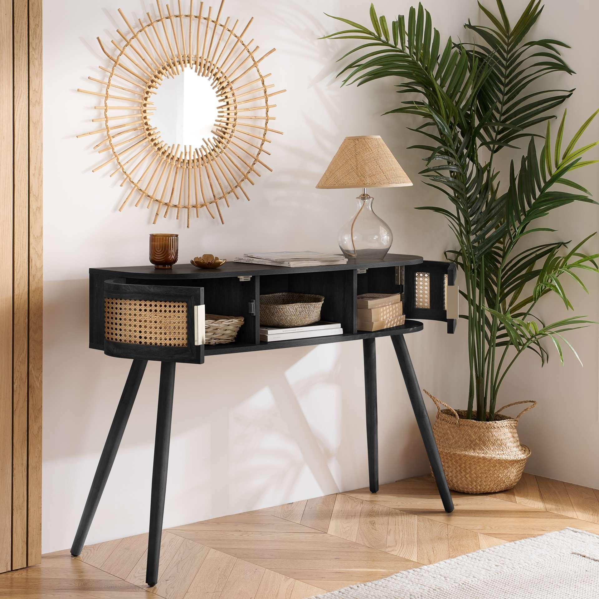 Black - Birlea - Noah Console Table - 3