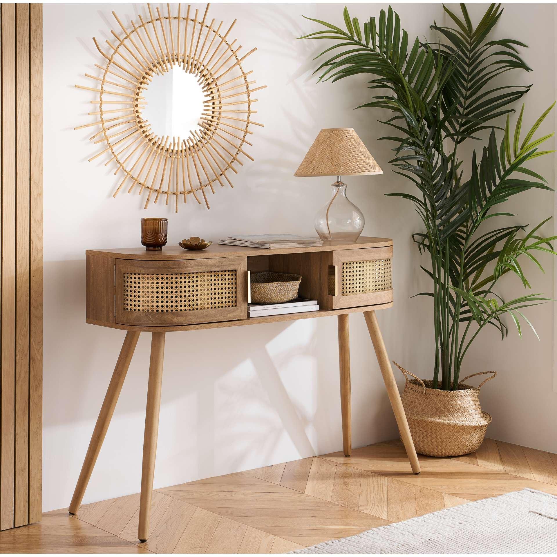 Oak - Birlea - Noah Console Table - 1