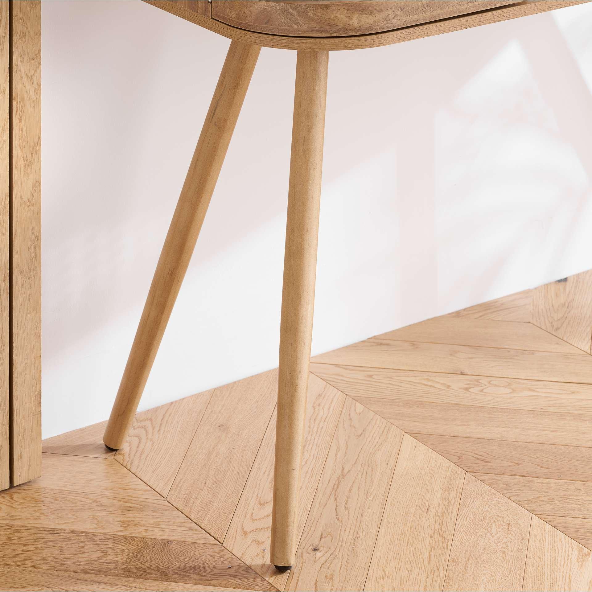 Oak - Birlea - Noah Console Table - 10