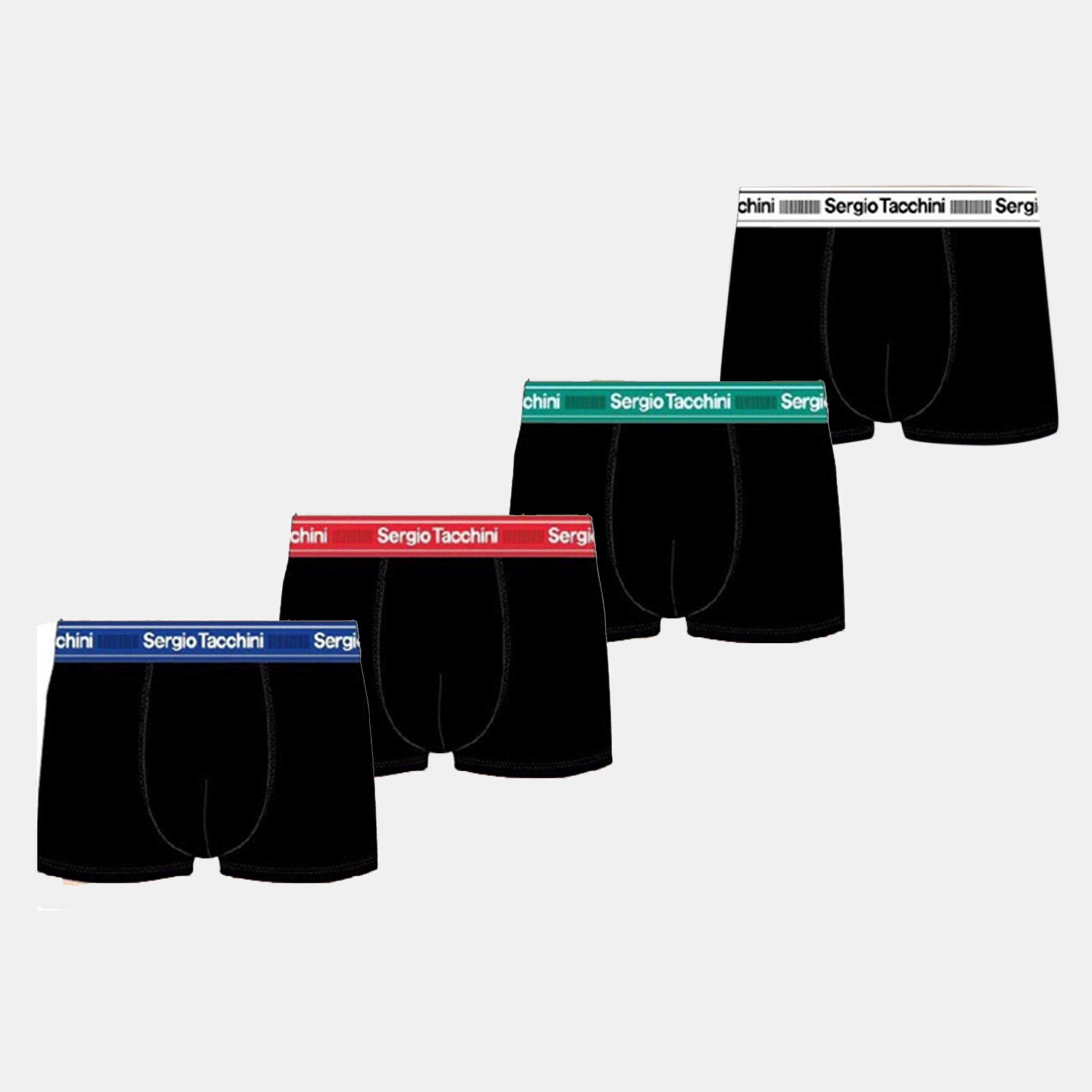 Sergio Tacchini Men's 4-Pack Boxers -  - 2X Large