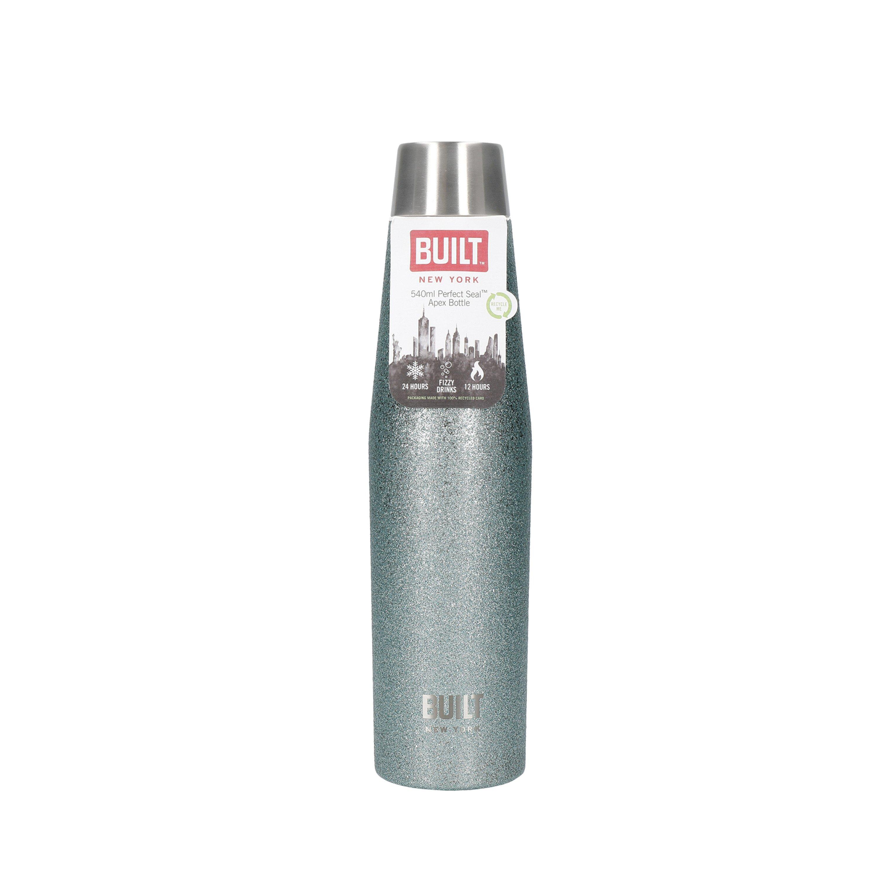 Blue - BUILT - BUILT Perfect Seal Apex Bottle Aqua Glitter 540m - 4