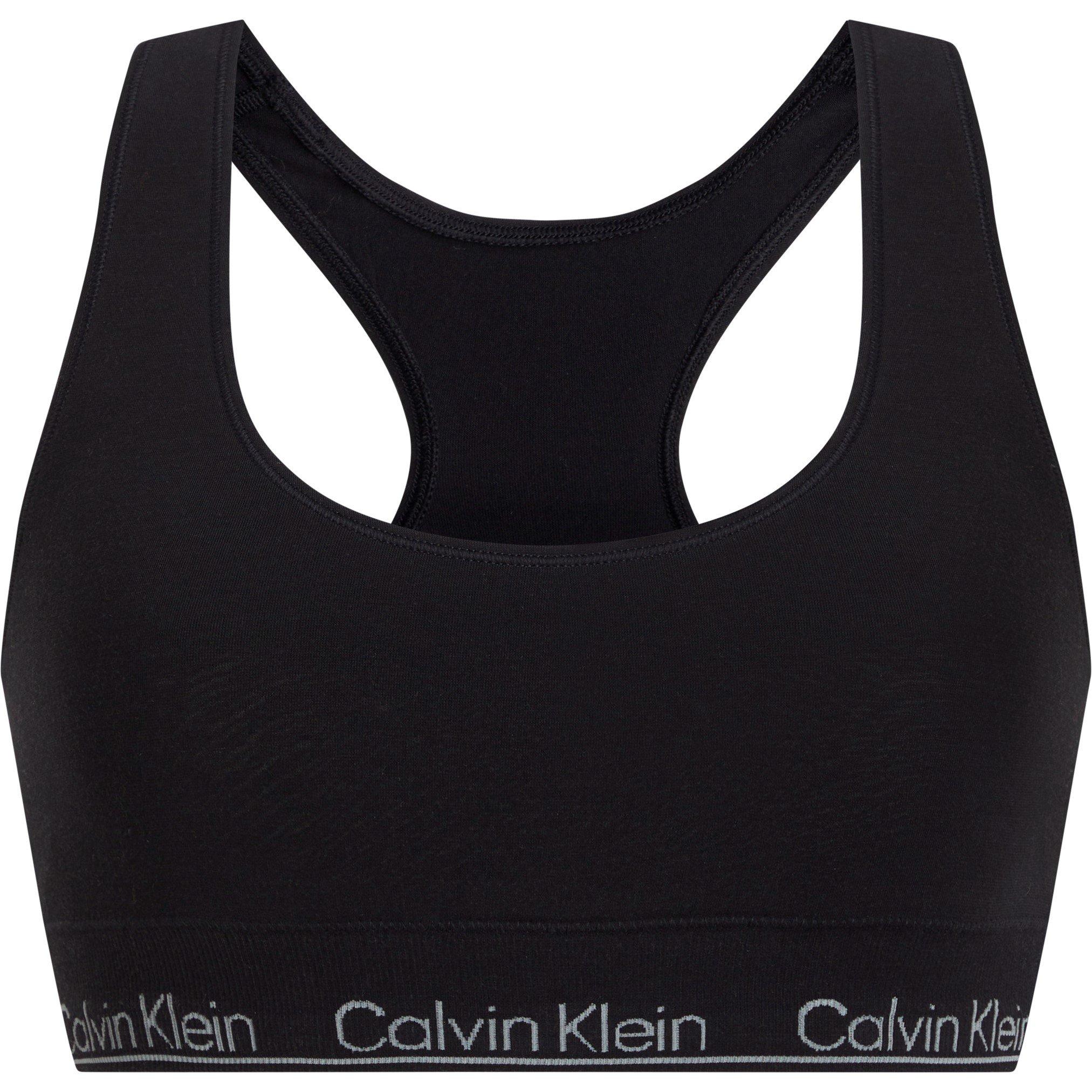 Black calvin klein bralette on sale