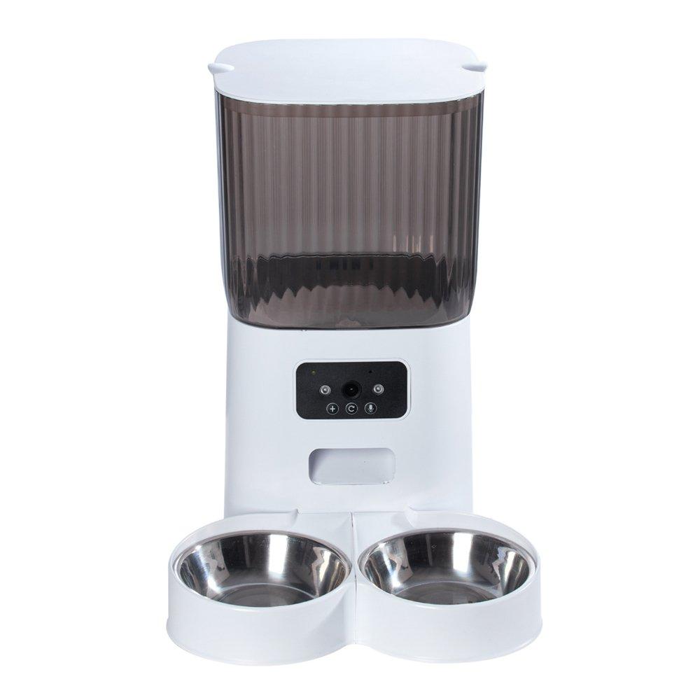White - KIDKID PET - 5L Dual Power Pet Feeder with 2MP Video Monitoring - 3