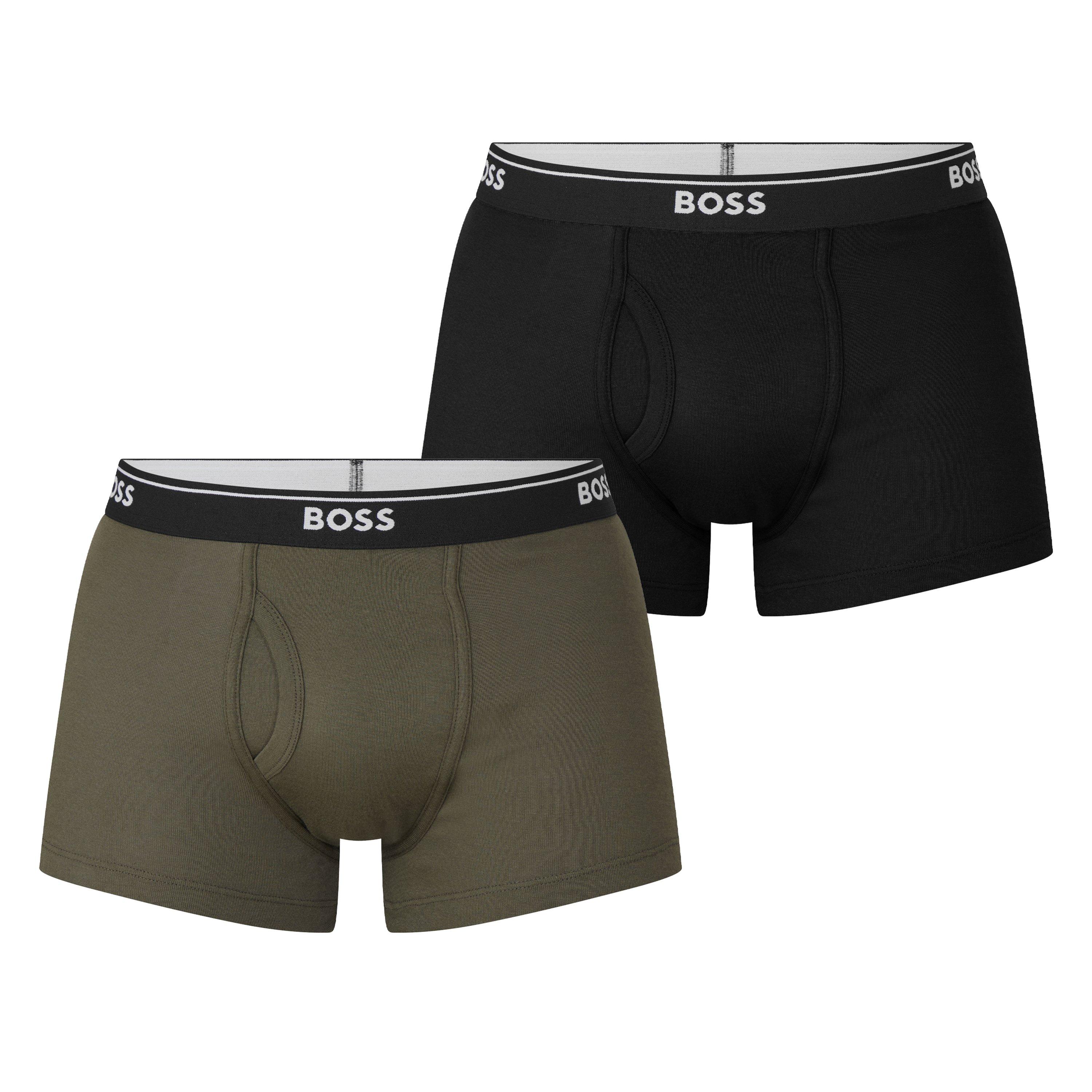 Boss Mens BOSS Bodywear 2 Pack Logo Waistband Boxers