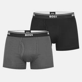 Boss 2 Pack Logo Waistband Trunks