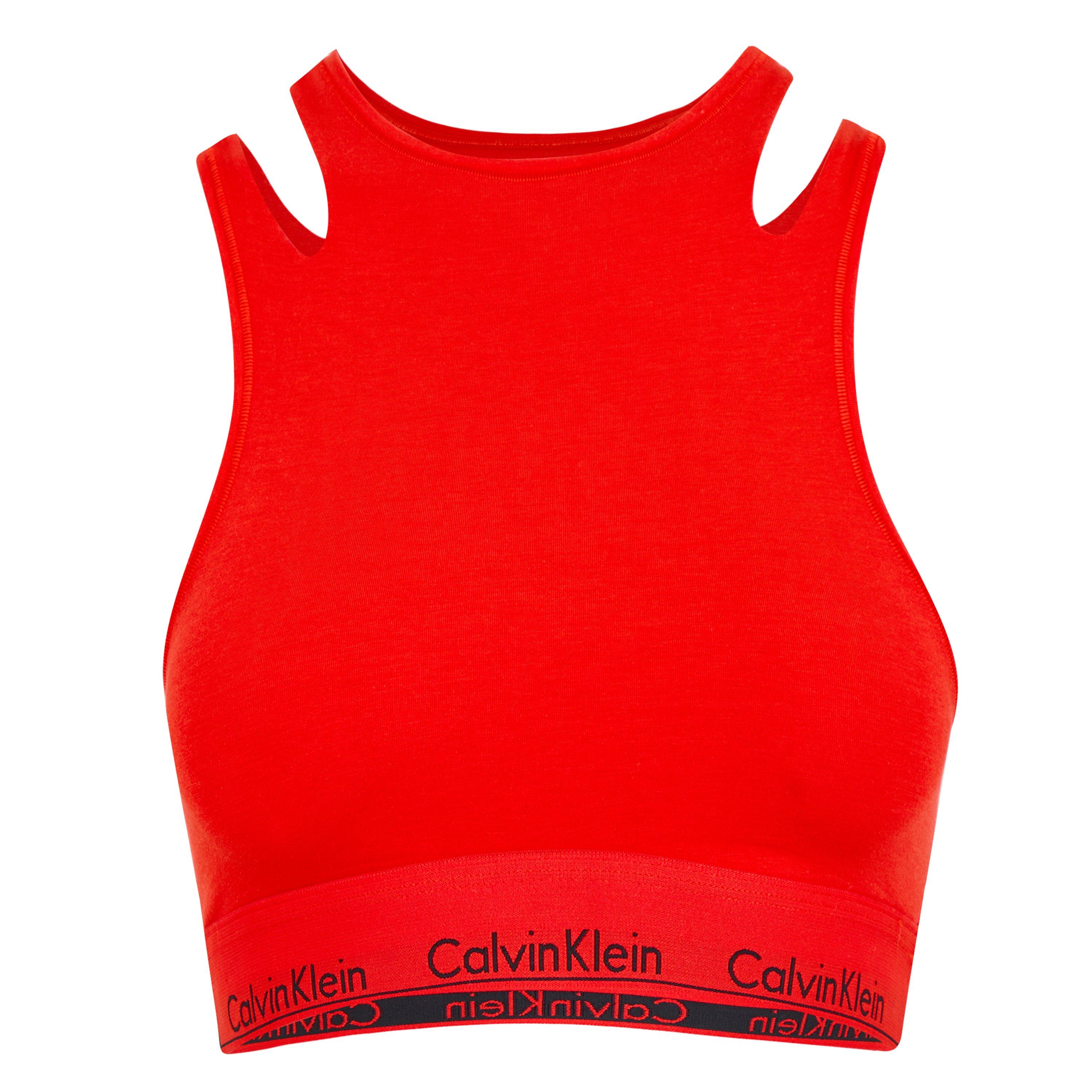 Vermelho Papoila - Calvin Klein - Cut Out Bra - 1