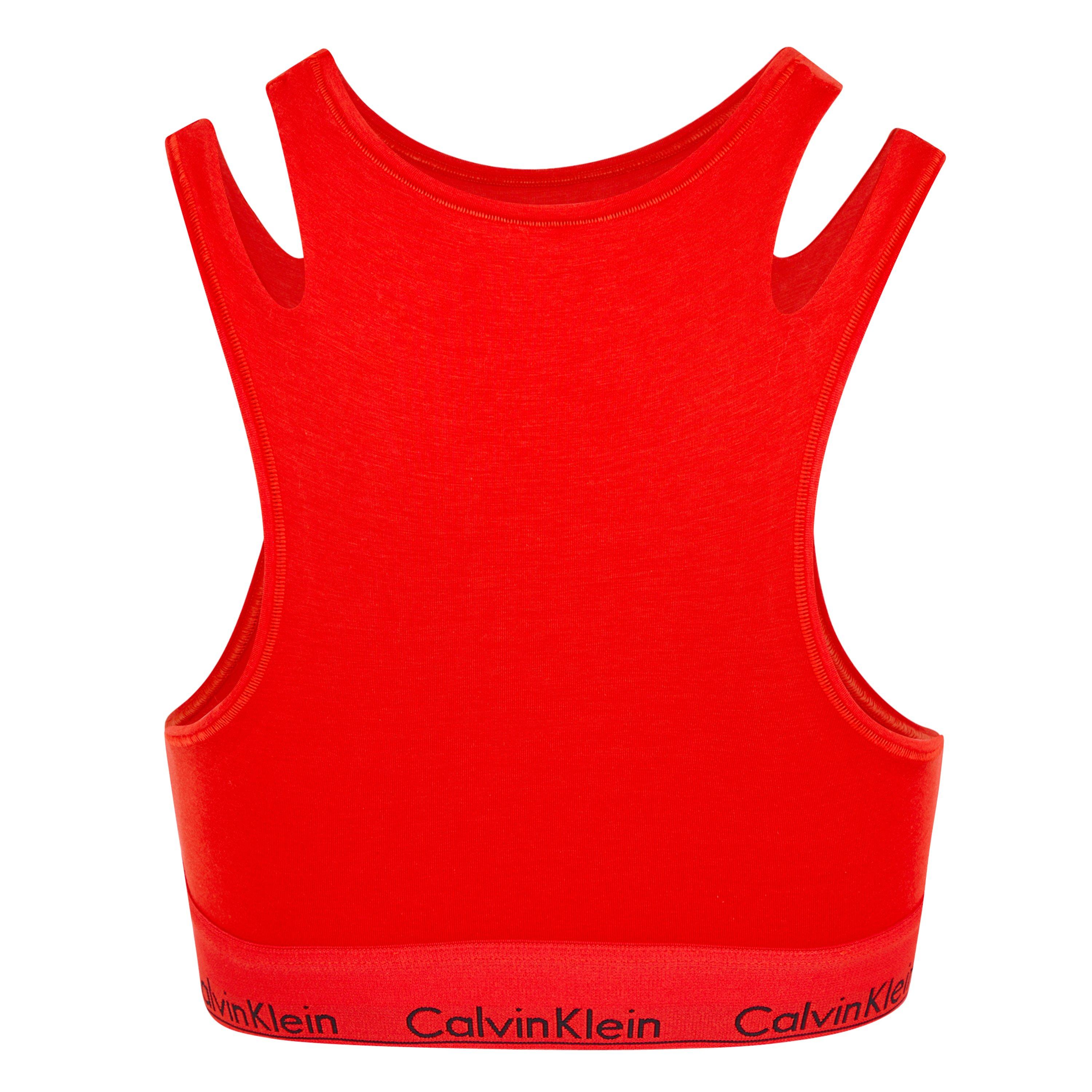 Vermelho Papoila - Calvin Klein - Cut Out Bra - 4