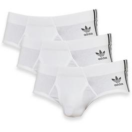 adidas Originals Cotton Flex 3-Stripe Brief 3-Pack