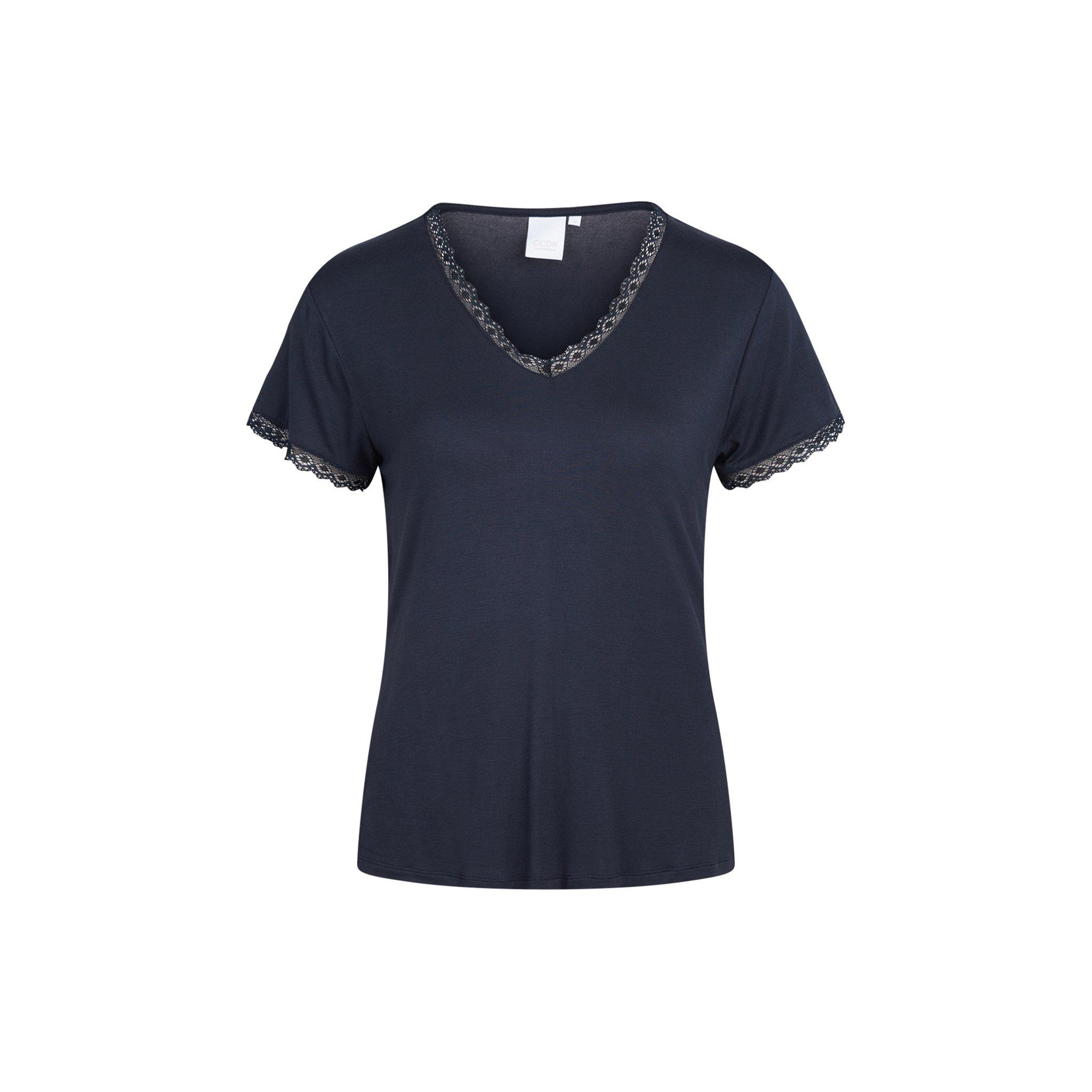 Parisian Night - CCDK - Womens Short Sleeve Pyjama Top - 1