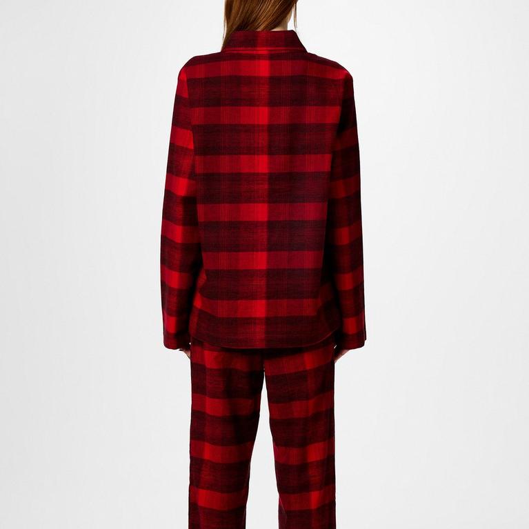Leia Penelope Jernbanestation Calvin Klein Underwear | Flannel Pyjama Top | Pyjama langærmede toppe |  Sports World