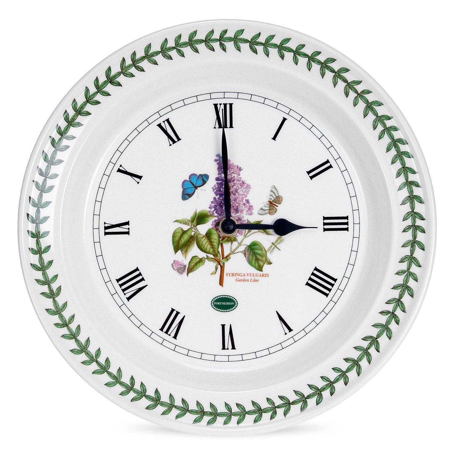 Portmeirion Botanic Garden  Botanic Garden Lilac Wall Clock - Neutral