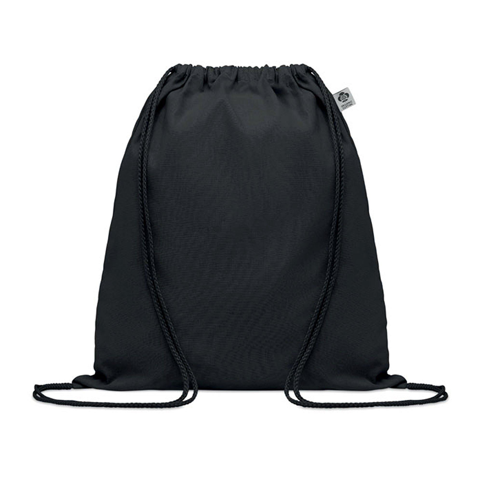 Treat Republic  Cotton Drawstring Bag Black - Standard