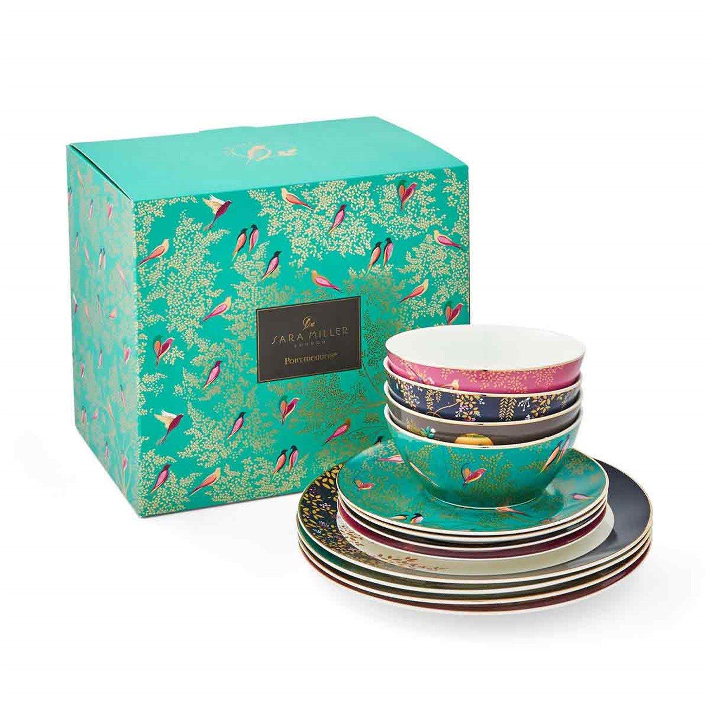 Multi - Sara Miller London - Miller Chelsea 12 Piece Dinner Set - 1