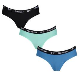 reebok Memory 3 Pack Molly Briefs Womens