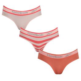 Reebok 3 Pack Bona Briefs Womens