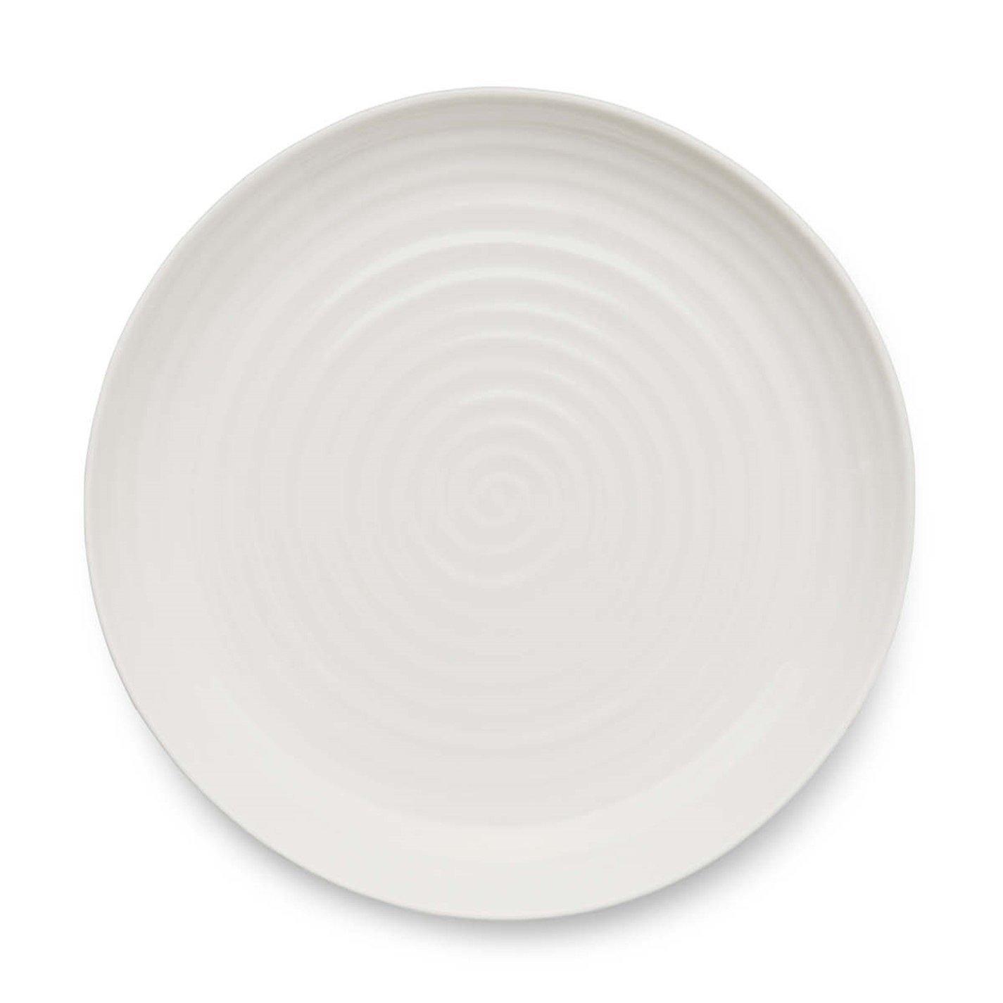 White - Portmeirion - Sophie Conran Set of 4 Coupe Dinner Plates - 2