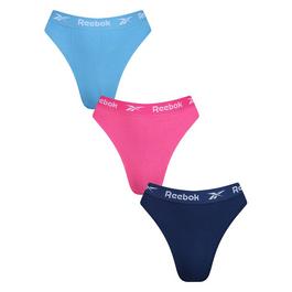 Reebok 3 Pack Corna Thongs Womens