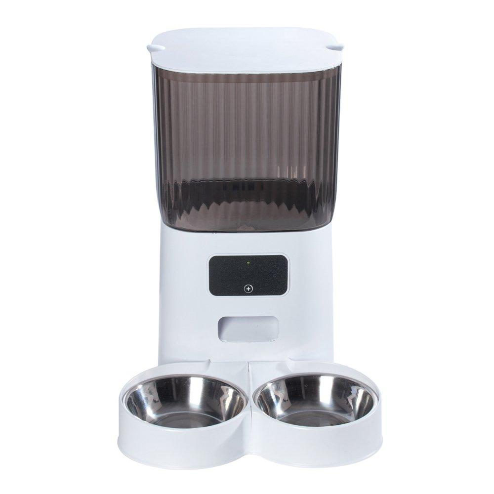 White - KIDKID PET - 5L Dual Power Pet Feeder with App Control - 3