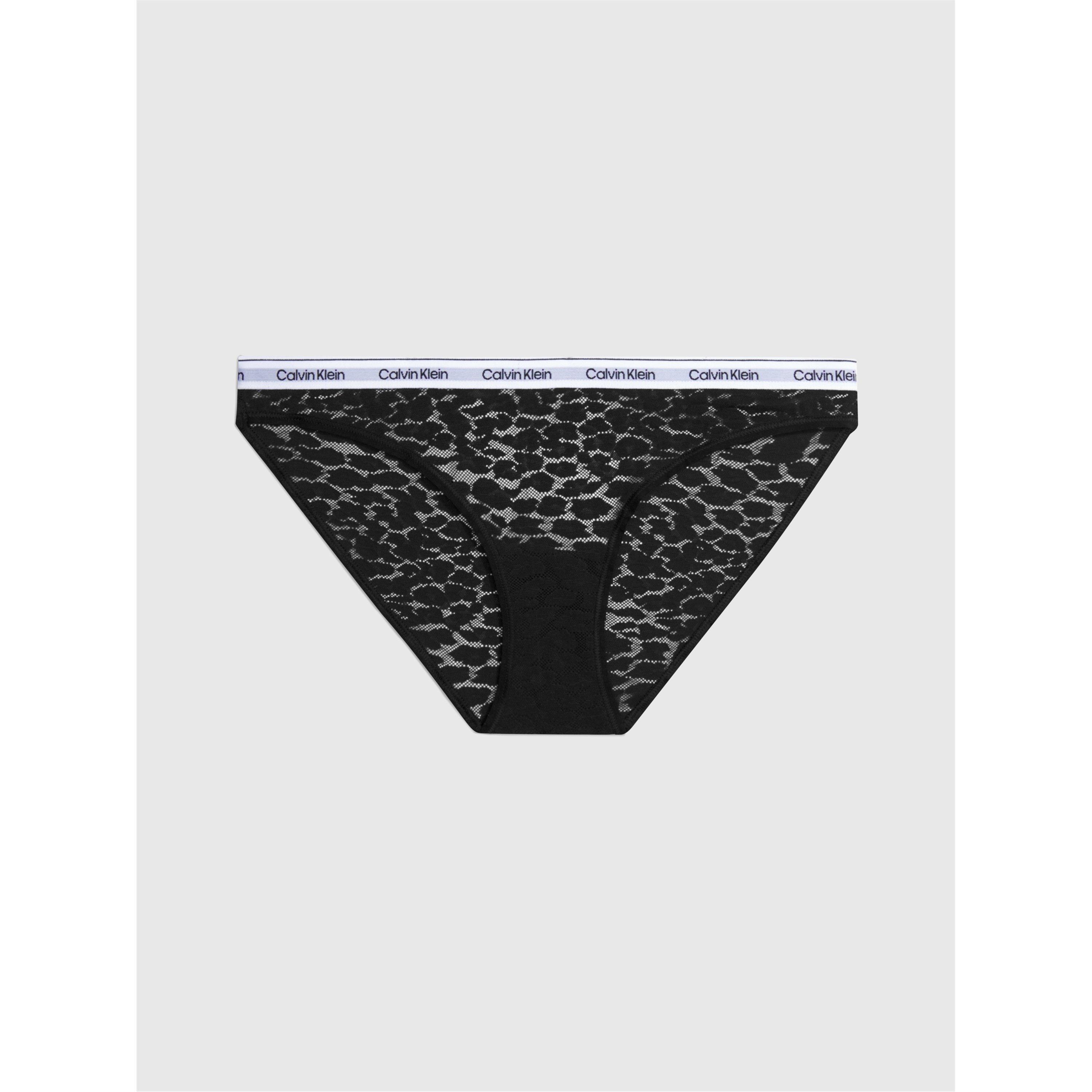 Negro - Calvin Klein - Lace Bikini Briefs - 4