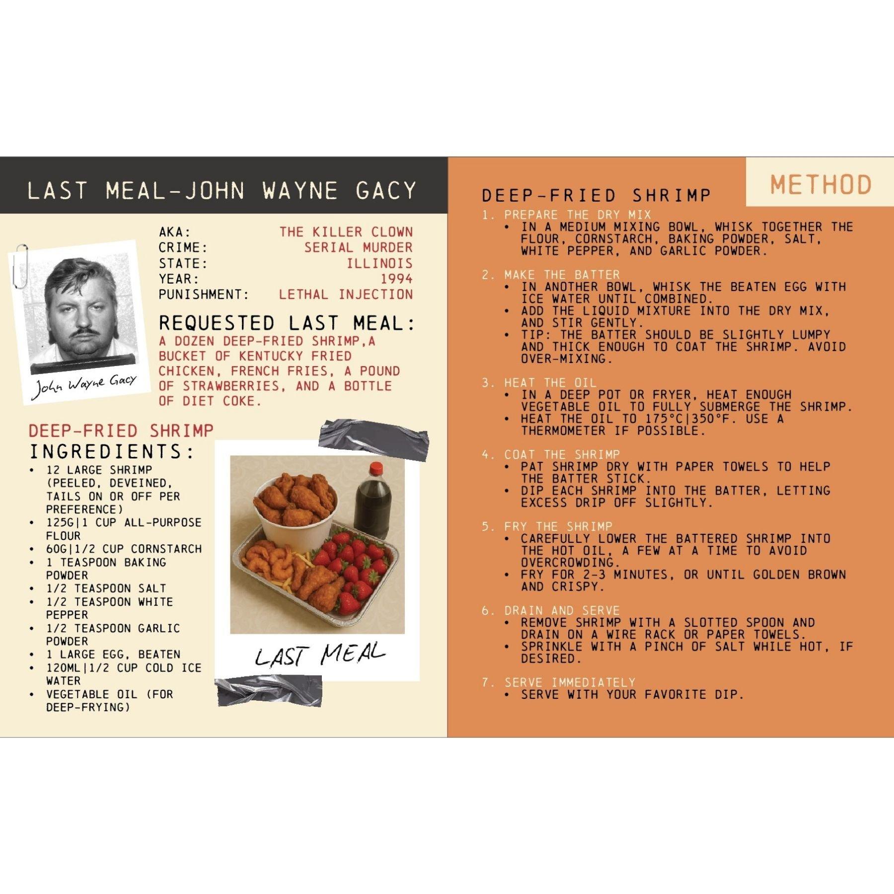 Multi - Boxer Gifts - Death Row Cookbook: Famous Last Meals with Recipes - 5