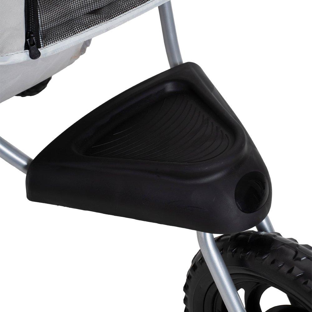 Light Grey - KIDKID PET - Foldable Pet Stroller for Cats and Dogs - 6