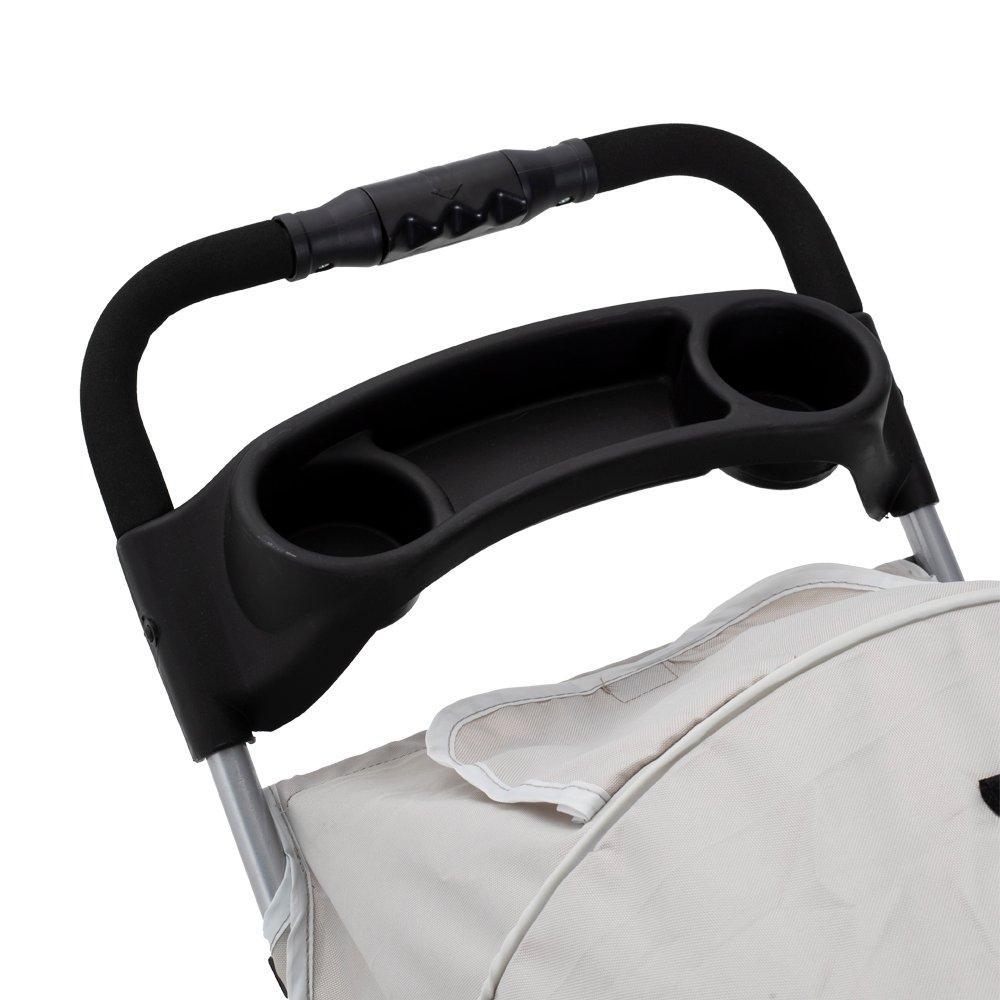 Light Grey - KIDKID PET - Foldable Pet Stroller for Cats and Dogs - 7