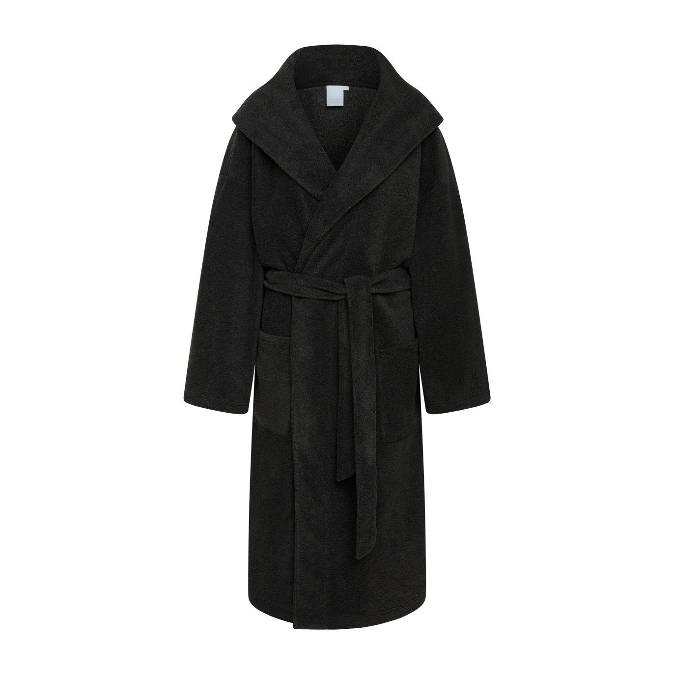 Dk Grey Melange - CCDK - Women's Lisa Fluffy Dressing Gown - 1