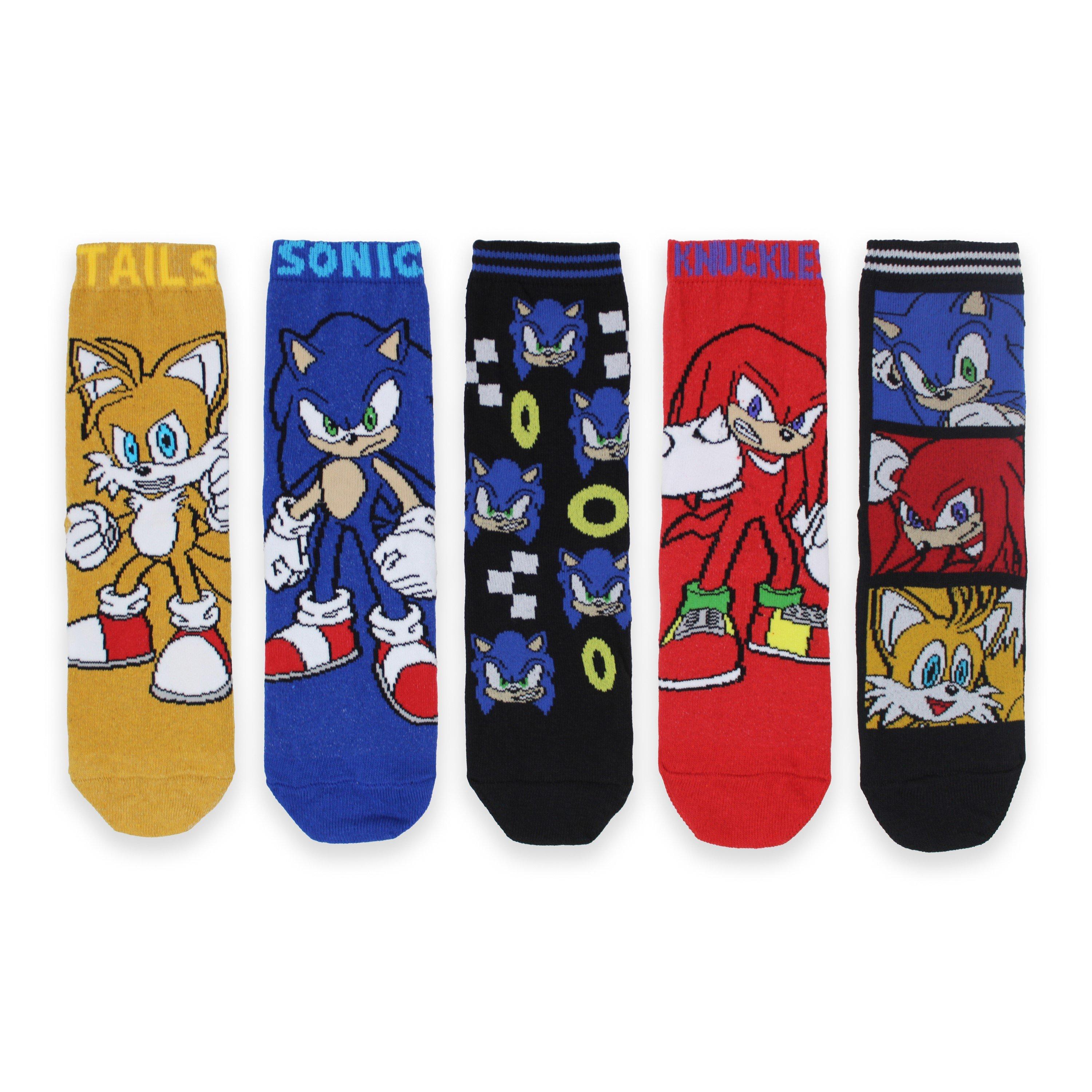 Sonic - Character - Sonic 5 Pack Socks Infants