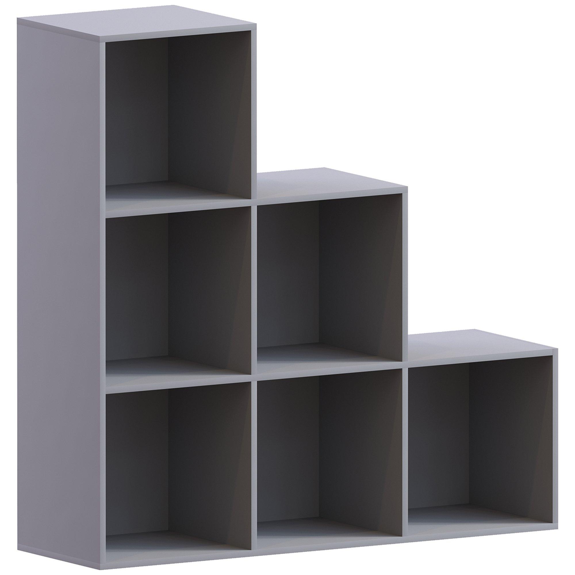 Grey - Lassic - 6 Cube Storage Unit (G) + Set of 3 Storage Cubes - 11