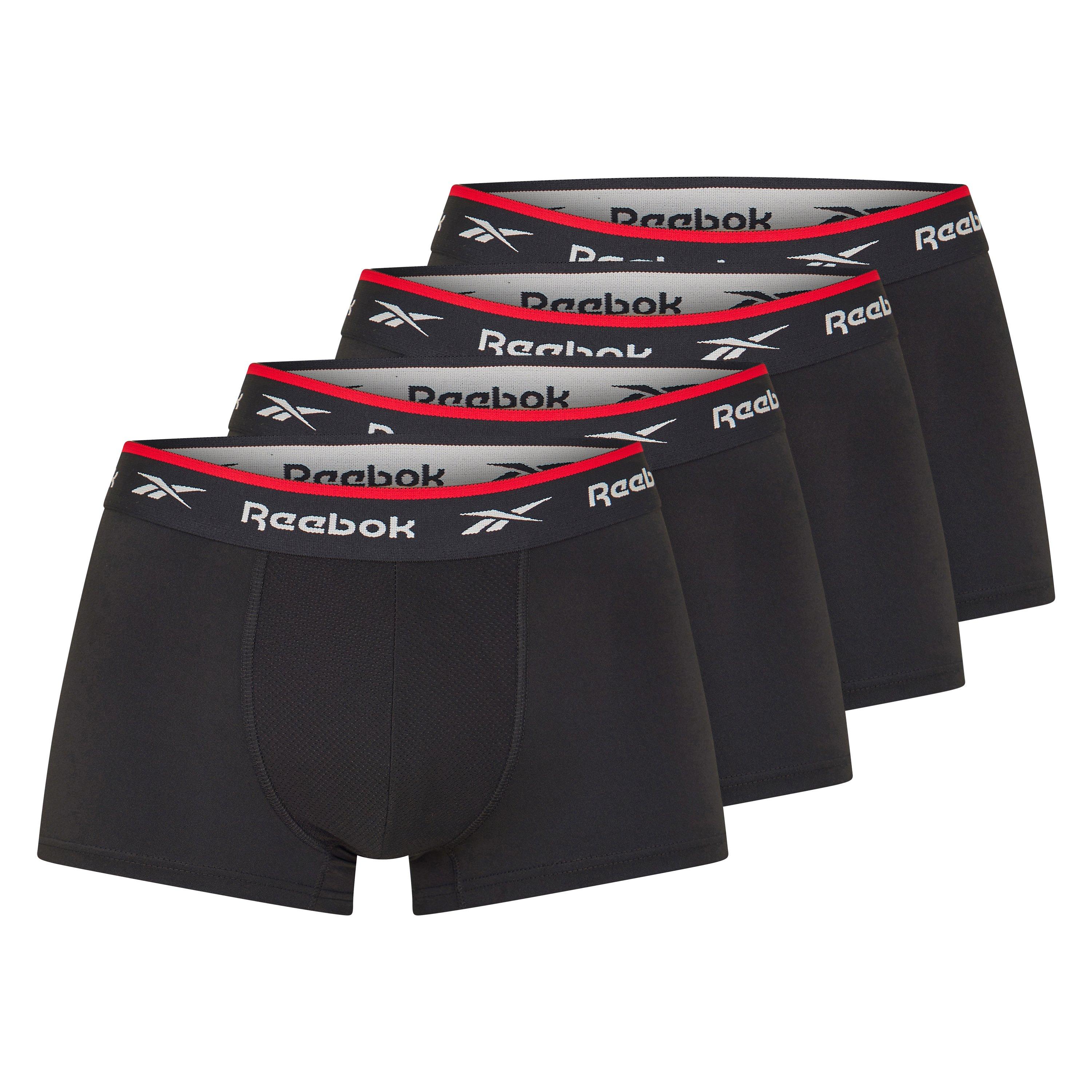 Nero - Reebok - Reebok Mens 4 Pack Trunks - 1