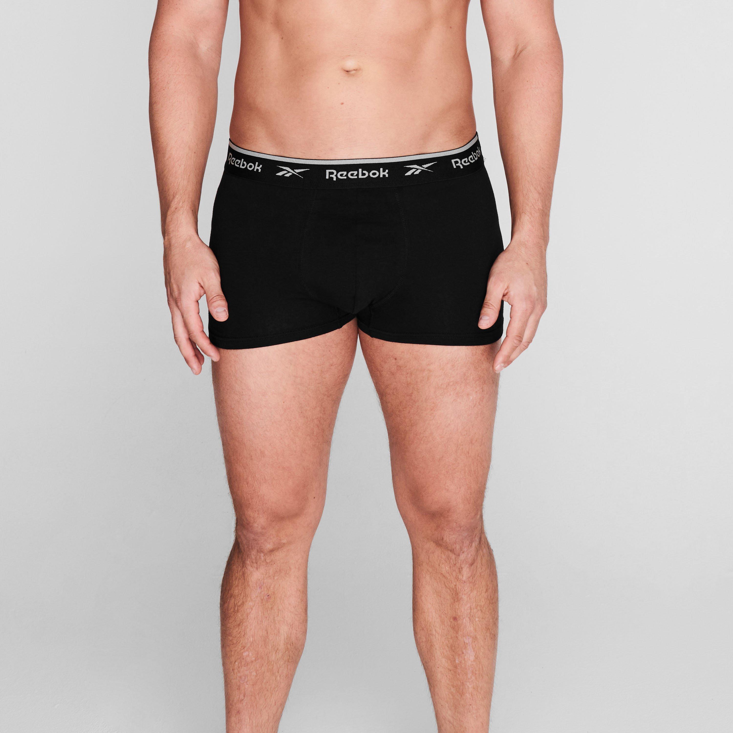 Schwarz - Reebok - 4 Pack Everyday Mens Trunks - 2