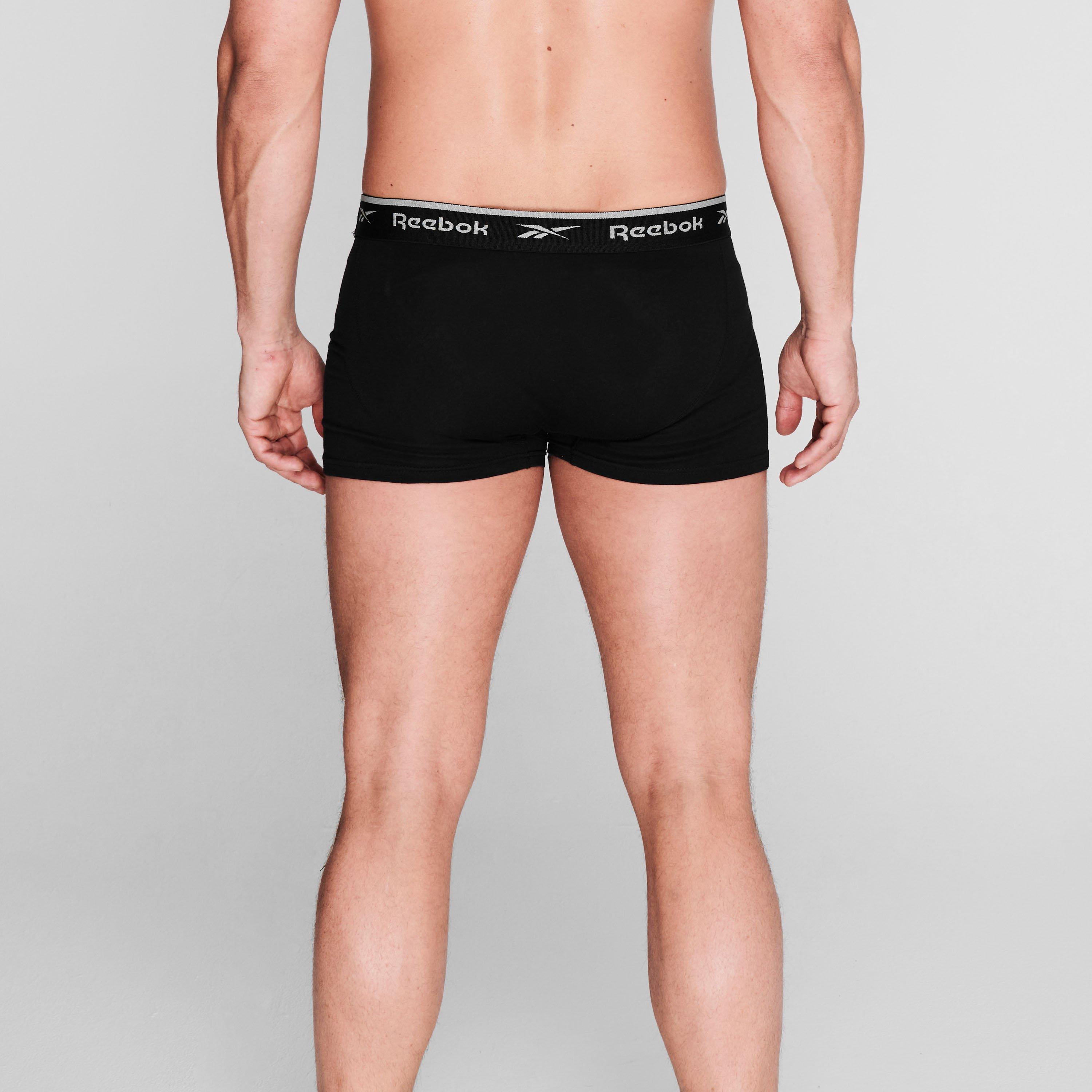 Schwarz - Reebok - 4 Pack Everyday Mens Trunks - 3