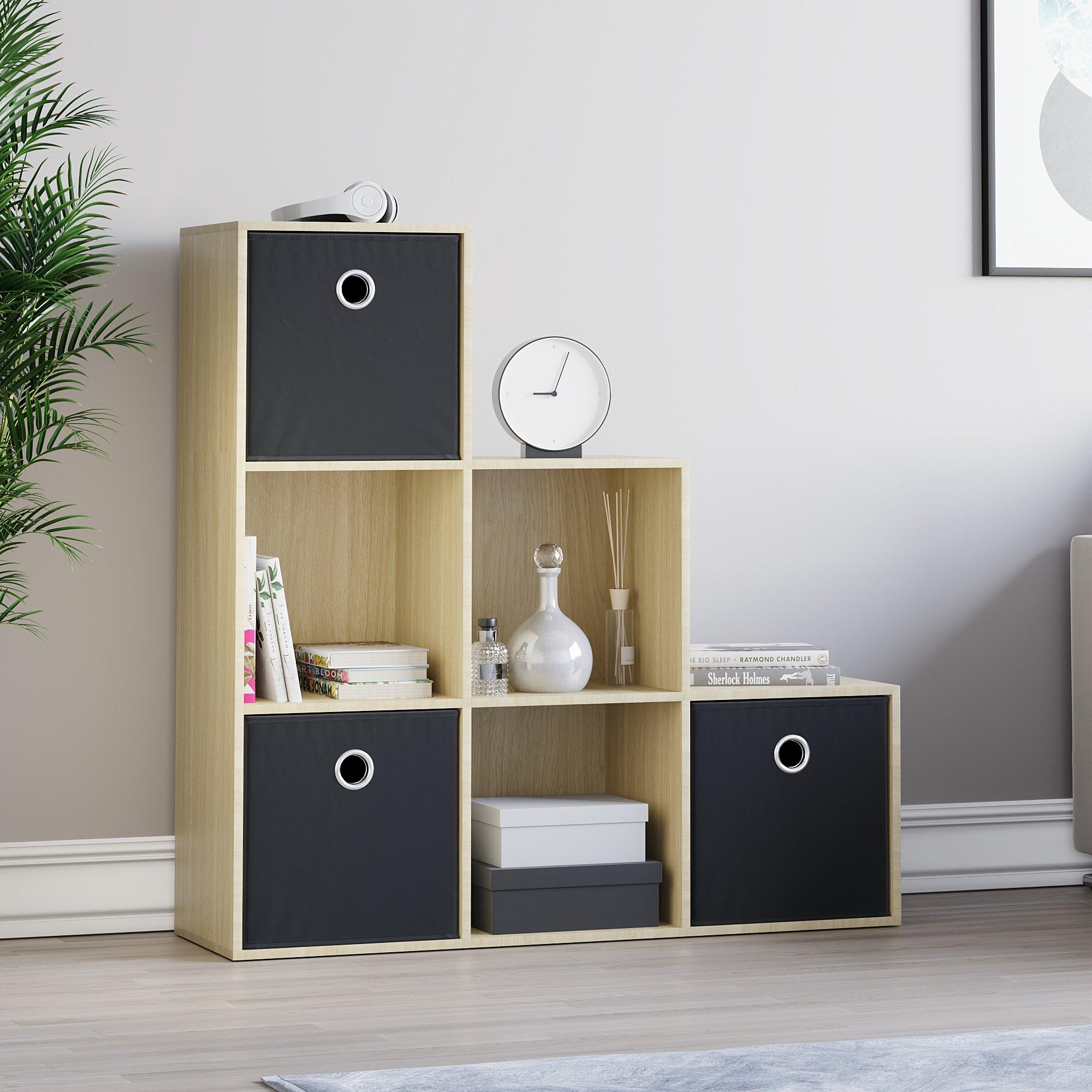 Lassic 6 Cube Storage Unit (O) + Set of 3 Storage Cubes