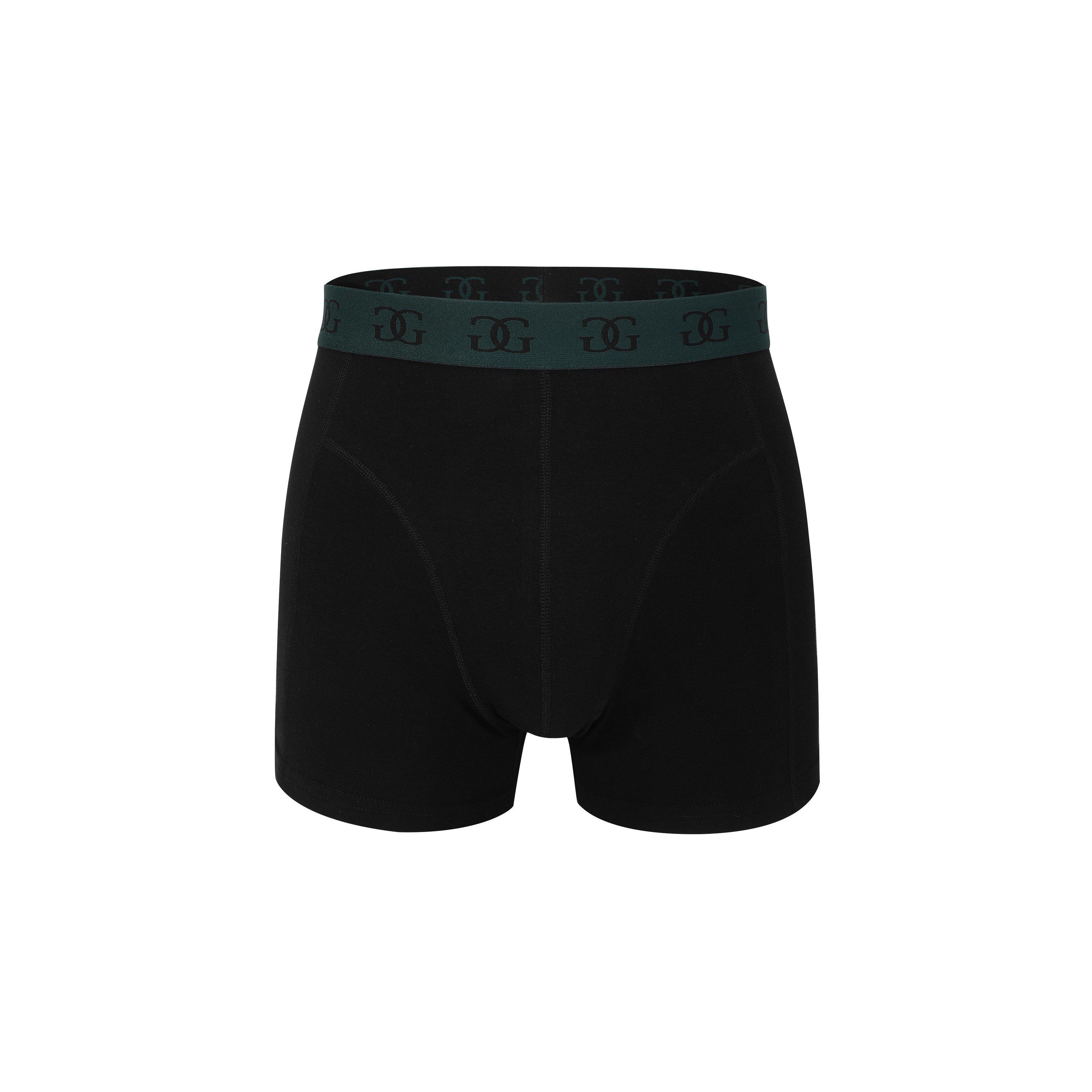 Negro / Brillante - Giorgio - Mens Essential 5-Pack Trunks - 2
