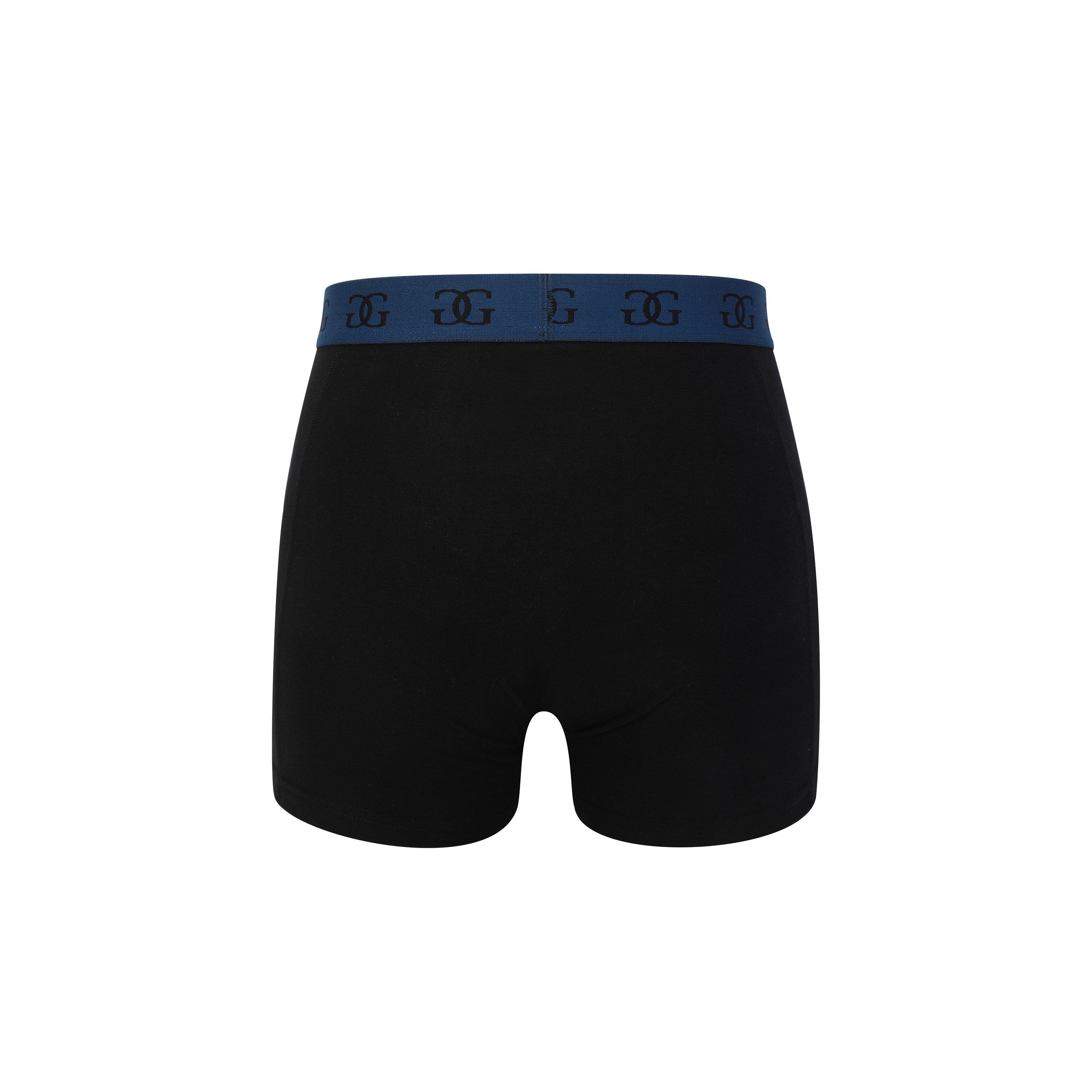 Negro / Brillante - Giorgio - Mens Essential 5-Pack Trunks - 3