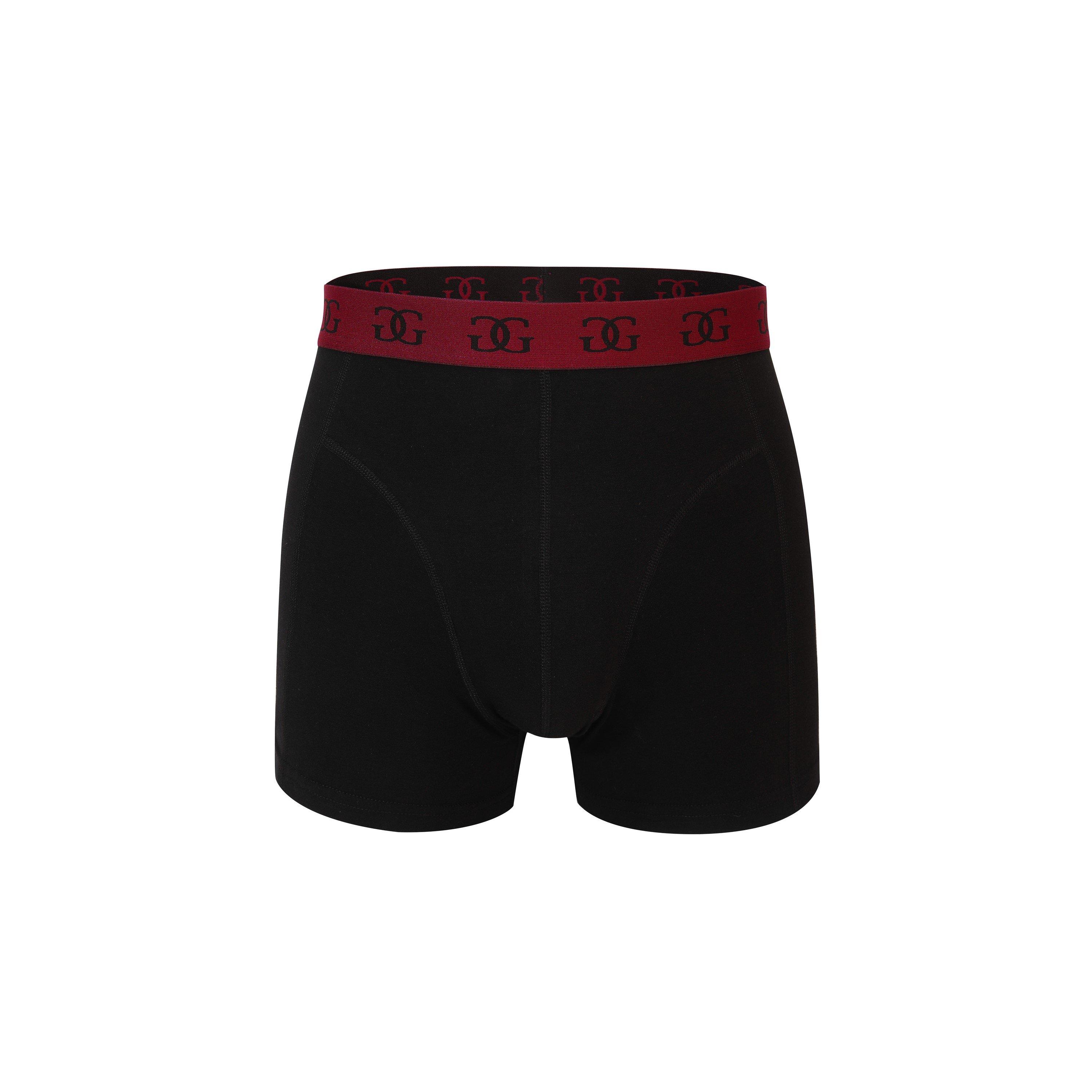 Negro / Brillante - Giorgio - Mens Essential 5-Pack Trunks - 4